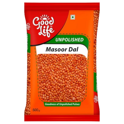 Good Life Unpolished Masoor Dal 500g